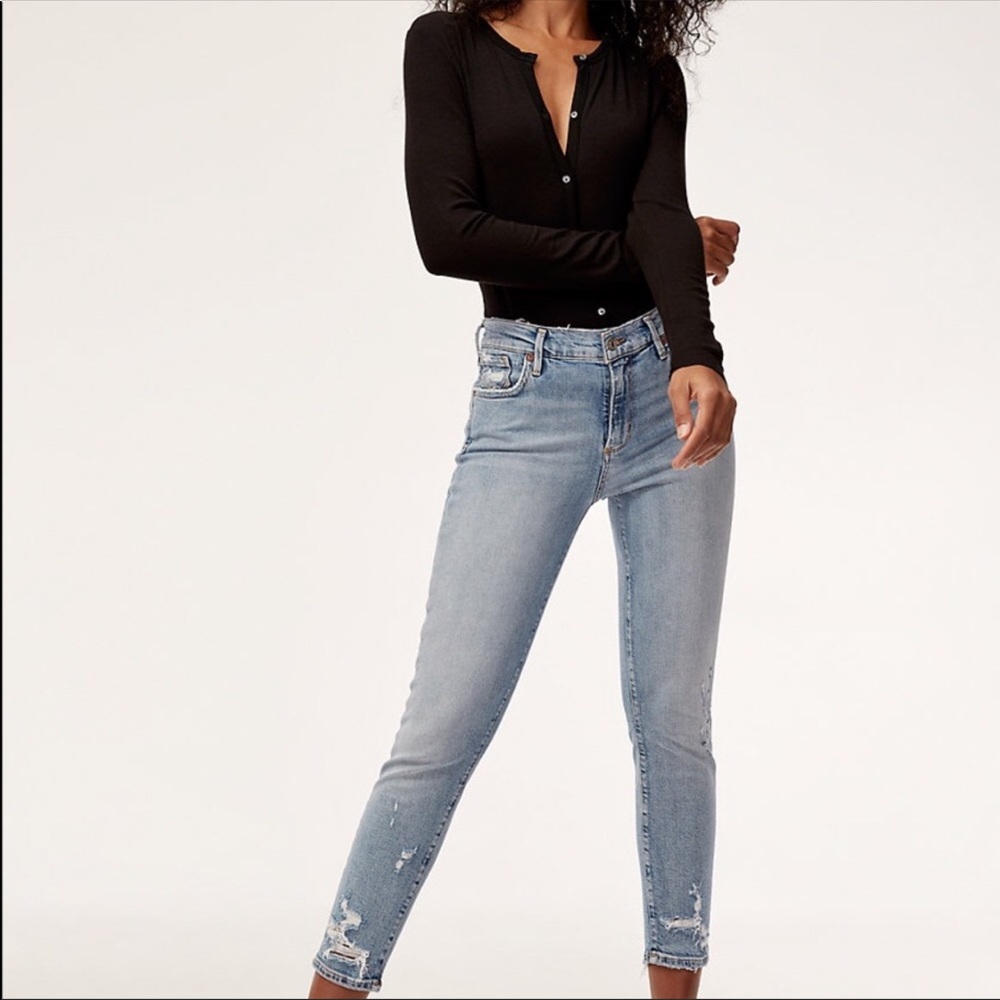 Agolde Sophie vertigo crop